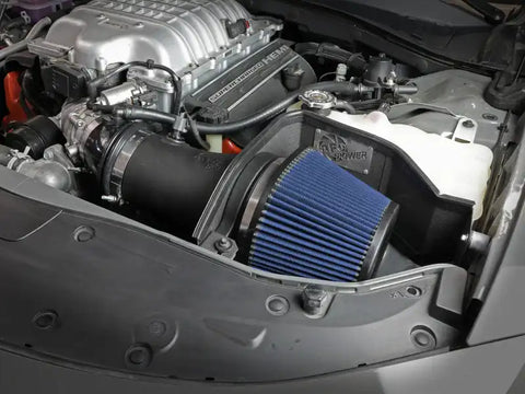 aFe 54-12852R 17-18 Dodge Challenger/Charger Magnum FORCE Stage-2XP Cold Air Intake System w/Pro DRY S- Black