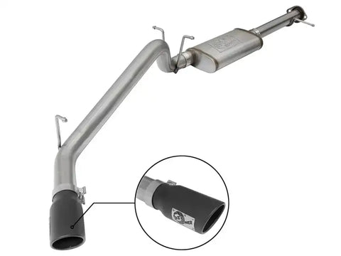aFe 49-44097-B MACH Force-Xp 3.0in 304 SS Cat-Back Exhaust w/ Black Tip 17-18 GM Colorado/Canyon