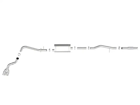aFe 49-34106-P Vulcan Series 3in 304SS Exhaust Cat-Back w/Pol Tip 2019 GM Silverado/Sierra 1500 V6-4.3L/V8-5.3L