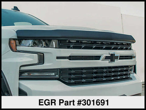 EGR 2019 Chevy 1500 Super Guard Hood - Dark Smoke