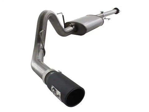 aFe 49-43038-B MACHForce XP Exhausts Cat-Back SS 409 EXH Wrinkle Black CB Ford F-150 11-12 V6-3.5L (tt)