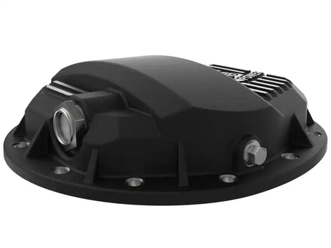 aFe 46-71140B Pro Series GMCH 9.5 Rear Diff Cover Black w/ Machined Fins 19-20 GM Silverado/Sierra 1500