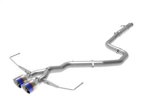 aFe 49-37011-L Takeda Exhaust Cat-Back 19-20 Hyundai Veloster 304SS Blue Flame Dual Tips