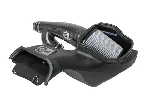 aFe 57-10010D 17-20 Ford F-150/Raptor Track Series Carbon Fiber Cold Air Intake System With Pro DRY S Filters