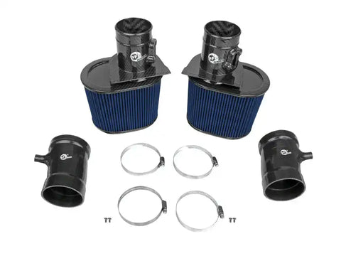 aFe 57-10012R 15-21 Lamborghini Huracan V10-5.2L Track Series Intake System w/ Pro 5R Filter