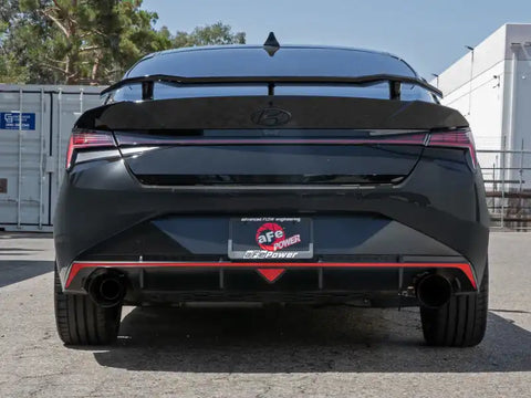 aFe 49-37028-B POWER Takeda Hyundai Elantra N 22-23 L4-2.0L (t) 3in 304 SS Cat-Back Exhaust w/ Black Tips