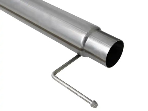 aFe 49-43106-P Large Bore-HD 4in 409 SS DPF-Back Exh 18-19 Ford F-150 V6-3.0L (td) w/ Polished Tip