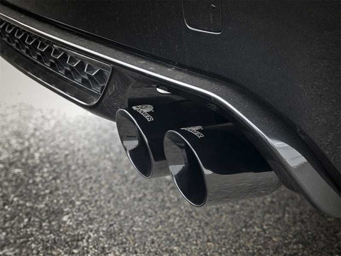 aFe 49-36341-B MACH Force-Xp 3.5in. 304 SS C/B Exhaust System 15-18 BMW X5 M (F85) V8-4.4L (tt) - Black Tip