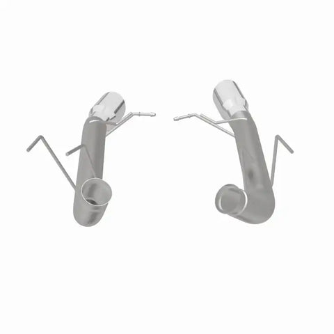 MagnaFlow 13 Ford Mustang Dual Split Rear Exit Stainless Axle-Back Cat Back Exhaust (Competition)