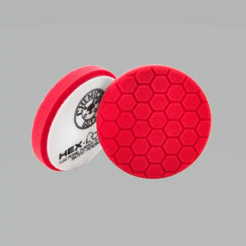 Chemical Guys Hex Logic Self-Centered Perfection Ultra-Fine Finishing Pad - Red - 6.5in - Case of 12