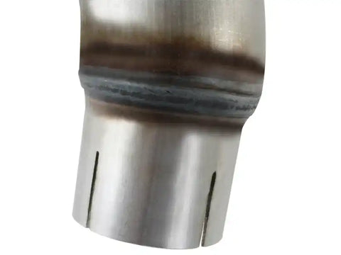 aFe 48-06209 Power Twisted Steel Loop Delete D/P Aluminized 12-18 Jeep Wrangler (JK) V6 3.6L