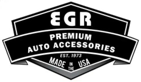 EGR 2019 Chevy 1500 Crew Cab In-Channel Window Visors - Dark Smoke