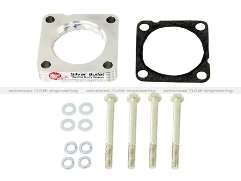 aFe 46-37001 Silver Bullet Throttle Body Spacer 12 Honda Civic Si / 08-12 Accord 09-12 Acura TSX