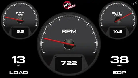 aFe 77-91001 AGD Advanced Gauge Display Digital 5.5in Monitor 08-18 Dodge/RAM/Ford/GM Diesel Trucks