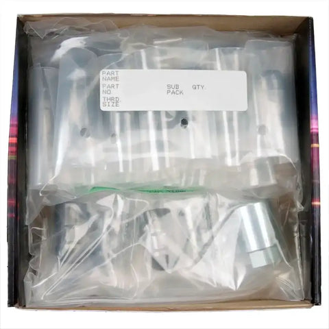 McGard 5 Lug Hex Install Kit w/Locks (Cone Seat Nut / Bulge) 1/2-20 3/4 1.45in. L - Black