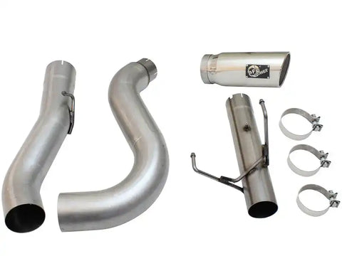 aFe 4389134 MACHForce XP Exhaust Large Bore 5in DPF-Back Alu. 13-15 Dodge Trucks L6-6.7L (td) *Polish Tip