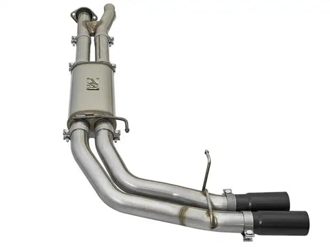 aFe 49-43091-B POWER Rebel Series 3in 409 SS Cat Back Exhaust w/ Black Tips 17 Ford F-150 Raptor V6-3.5L