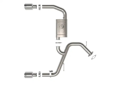 aFe 49-37027-P Takeda 22-23 Hyundai Elantra N L4-2.0L (t) 3in 304 SS Axle-Back Exhaust w/ Polished Tips