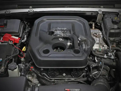 aFe 46-20468-B BladeRunner 2 1/2in Intercooler Hot Side Charge Pipe 18-21 Jeep Wrangler JL L4-2.0L (t) - Black