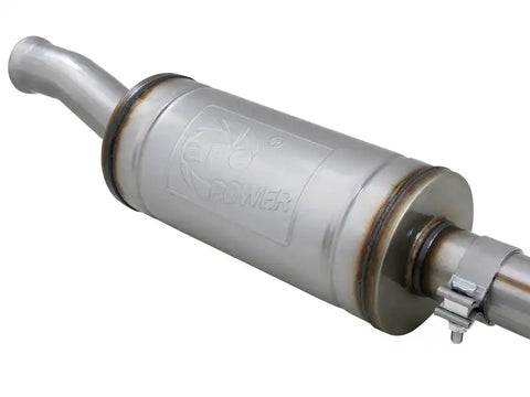 aFe 49-48075-P MACH Force-Xp 2.5in 409SS Axle-Back Hi-Tuck Exh Sys w/ Pol Tip 18-20 Jeep Wrangler (JL) V6 3.6L