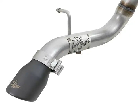 aFe 49-48075-B MACH Force-Xp Axle-Back Hi-Tuck Exhaust System w/Black Tip 18-19 Jeep Wrangler (JL) V6 3.6L