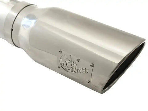 aFe 49-43055-P MACHForce XP 5in DPF-Back Stainless Steel Exh Sys, polished tip,Ford Diesel Trucks 11-14 V8-6.7L