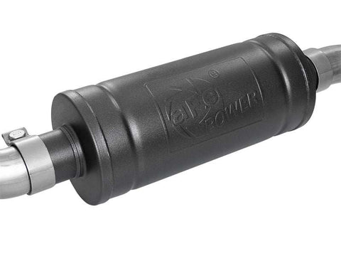 aFe 49-33104-L Takeda 3in 304 SS Axle-Back Exhaust System w/ Blue Flame Tip 16-18 Ford Focus RS 2.3L (t)