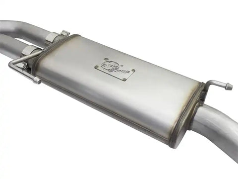 aFe 49-43079-B Rebel Exhausts Cat-Back SS Ford F-150 04-08 V8 4.6/5.4L w/ Black Tips