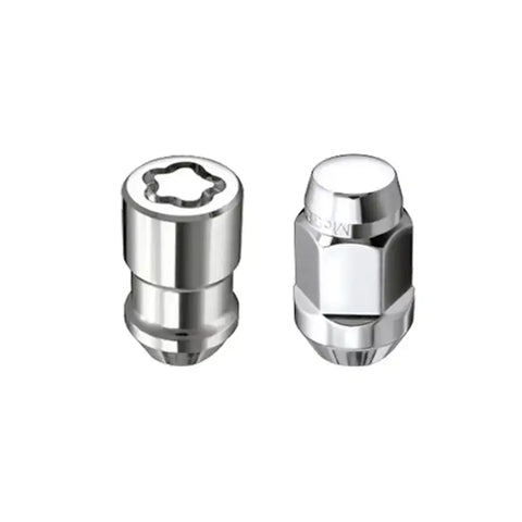 McGard 5 Lug Hex Install Kit w/Locks (Cone Seat Nut / Bulge) 1/2-20 3/4 1.45in. L - Chrome