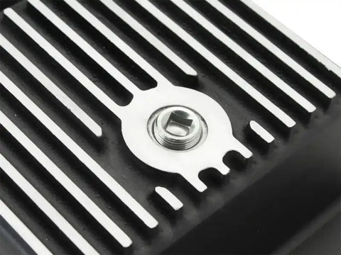 aFe 46-70172 Power Transmission Pan Black Machined 09-14 Ford 6R80 F-150 Trucks