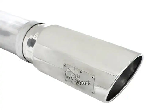 aFe 49-42039-P MACHForce XP 5in DPF-Back SS Exht Dodge RAM 13-14 6.7L (td) Mega Cab w/ Polished Tip