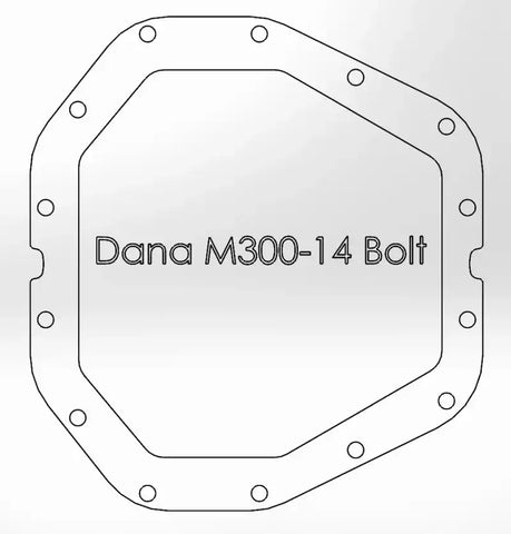 aFe 46-70382-WL Power Rear Diff Cover Black w/Machined Fins 17-19 Ford 6.7L (td) Dana M300-14 (Dually) w/ Oil