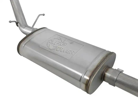 aFe 49-34109-P Vulcan Series 3in 304SS Exhaust Cat-Back w/ Pol Tips 2019 GM Silverado / Sierra 1500 L4-2.7L (t)