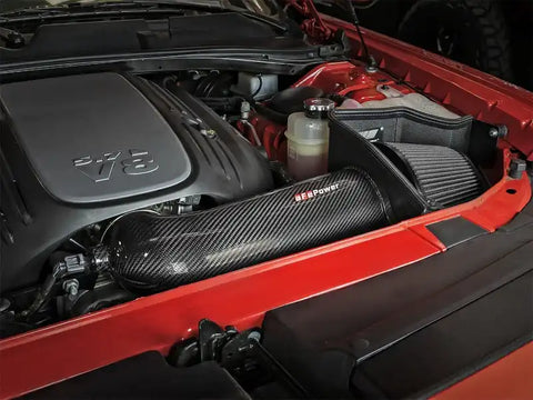 aFe 51-12162-C POWER Magnum FORCE Carbon Fiber Stage 2 Track Series Pro Dry S CAIS - 11-18 Dodge Challenger V8
