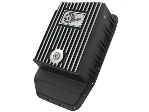 aFe 46-70172 Power Transmission Pan Black Machined 09-14 Ford 6R80 F-150 Trucks