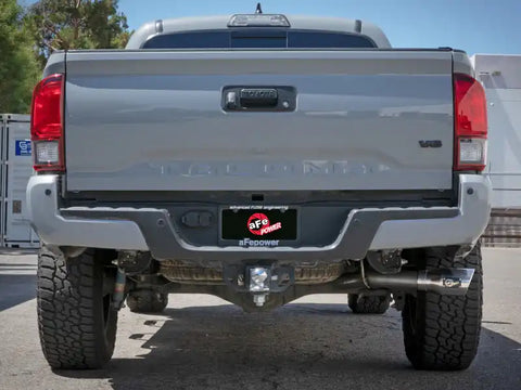 aFe 49-46063-P 16-22 Toyota Tacoma Apollo GT Series 2.5in. - 3in. 409 SS Cat-Back Exhaust w/ Polished Tip