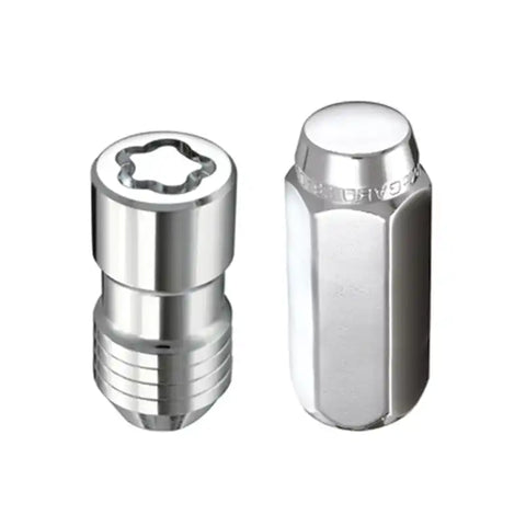 McGard 5 Lug Hex Install Kit w/Locks (Cone Seat Nut) 9/16-18 / 13/16 1.75in. L - Chrome