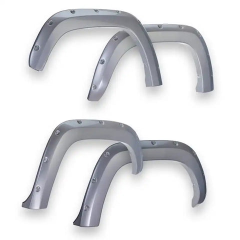 EGR 16+ Toyota Tacoma w/Mudflap Bolt-On Look Color Match Fender Flares - Set Silver Sky