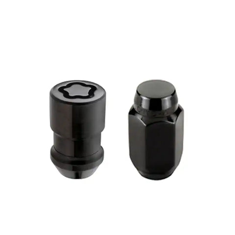 McGard Jeep Wrangler Hex Install Kit (Cone Seat) 1/2-20 / 13/16 (18 Lug Nuts 5 Locks) - Black
