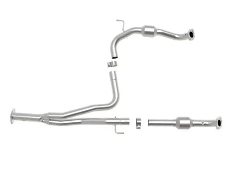 aFe 48-46013-RC Power Twisted Steel Y-Pipe w/ Cat SS 16-20 Toyota Tacoma V6 3.5L (4WD Only)