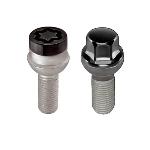 McGard 5 Lug Hex Install Kit w/Locks (Radius Seat Bolt) M14X1.5 / 17mm 27.5mm Shank L. - Black