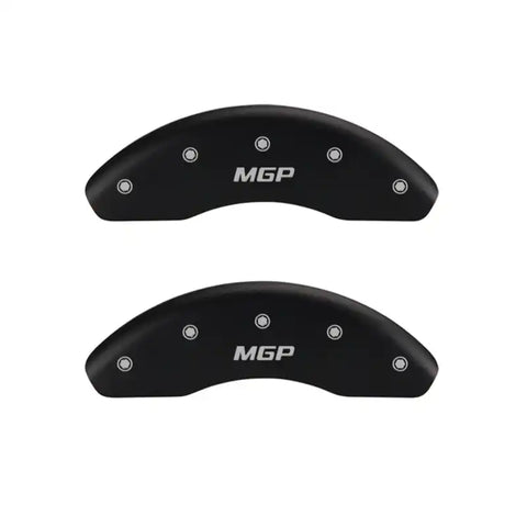 MGP 4 Caliper Covers Engraved F & R 100 Anniversary Red Finish Silver Char 2019 Chevrolet Colorado