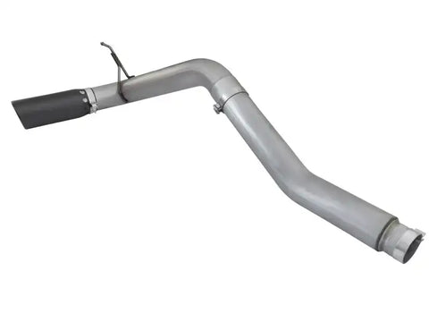 aFe 49-46112-B LARGE BORE HD 5in DPF-Back SS Exhaust w/ Black Tip 2016 Nissan Titan 5.0L V8 (td) CC SB