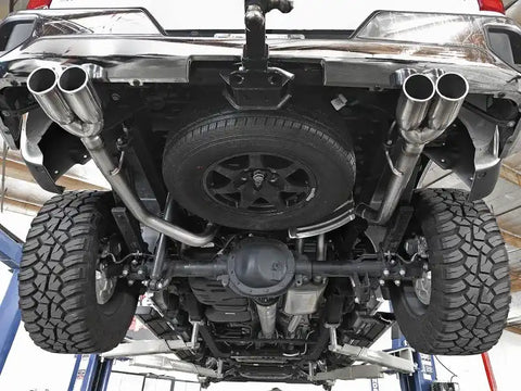 aFe 49-34110-P Vulcan Series 3-2.5in 304SS Exh Cat-Back w/ Pol Tips 2019 GM Silverado/Sierra 1500 L4-2.7L (t)