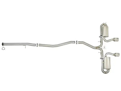 aFe 49-36618-P Takeda 3in 304 SS Cat-Back Exhaust System w/ Polished Tips 2017 Honda Civic Si I4 1.5L (t)