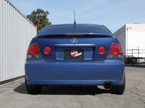 aFe 49-36058-B Lexus IS300 01-05 L6-3.0L Takeda Cat-Back Exhaust System- Black Tip