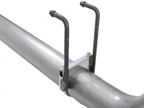 aFe 49-43121-B Power 15-16 Ford F250/F350 6.7L Diesel Rebel XD 4in 409 SS DPF-Back Exhaust System - Black Tips