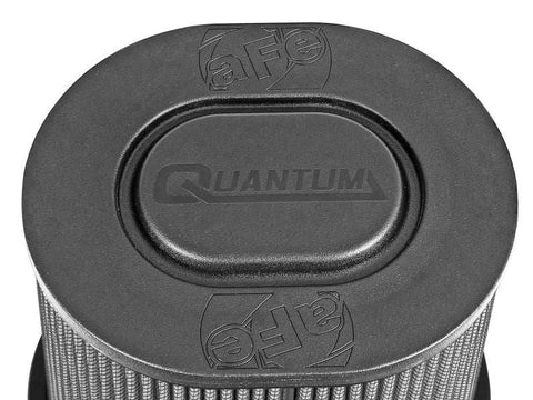 aFe 21-90098 Quantum Pro DRY S Air Filter Flat Top - 5in Flange x 9in Height