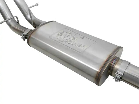 aFe 49-34101 Vulcan Series 4in-3in 304-SS Exhaust Cat-Back 2019 GM Silverado / Sierra 1500 V8-5.3L w/ OE Tips