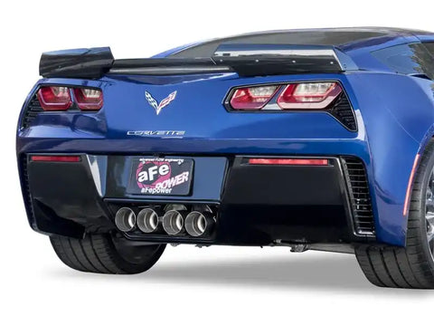 aFe 49-34082-P MACHForce XP 3in-2 1/2in Axle Back 304SS Exhaust w/ Polished Tips 15-17 Chevy Corvette Z06